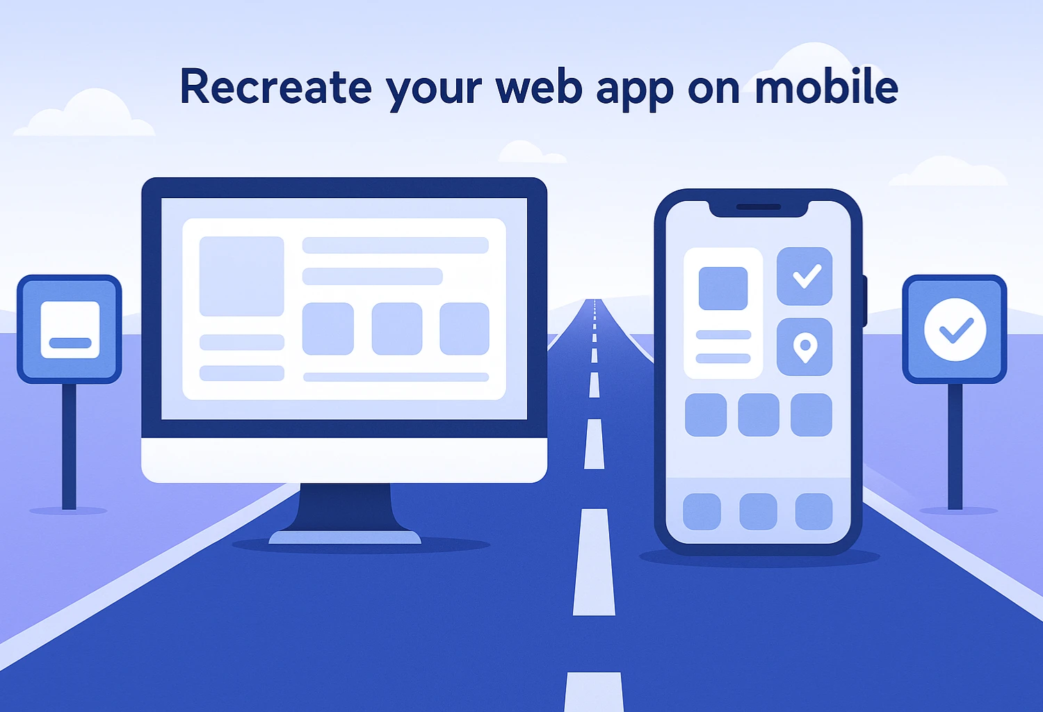 Mockup: parity screens with tab bar navigation